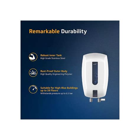 V Guard Zio 3 L Instant Water Heater Geyser With Advanced Multi Layered