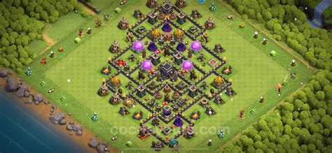 Farming Base Th With Link Hybrid Clash Of Clans Town Hall