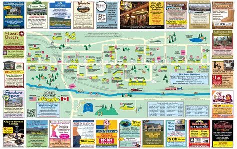 North Conway Village Map And Guide