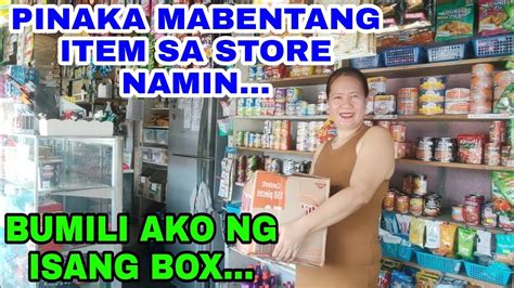 SARI SARI STORE UPDATE PINAKA MABENTANG ITEM SA STORE NAMIN BUMILI