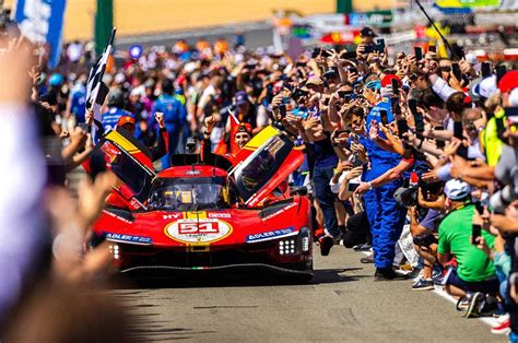 Heures Du Mans Retour Gagnant Pour Ferrari