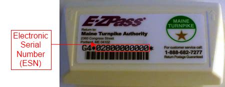 E Zpass Account Number On