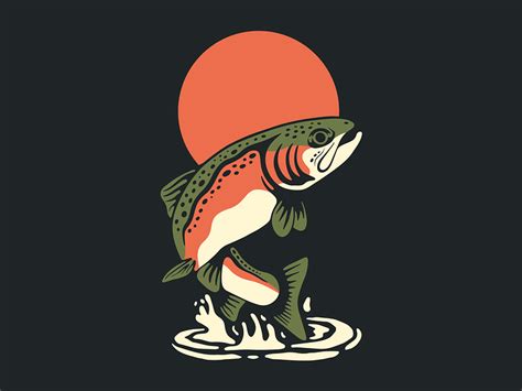 Rainbow Trout by Will Houser on Dribbble