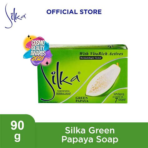 Silka Green Papaya Whitening Soap 90g Shopee Philippines