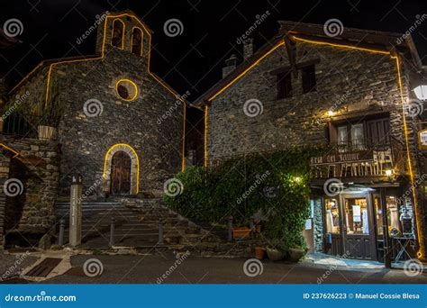 The Small Country Of Andorra Stock Image Image Of Pyrenees Church