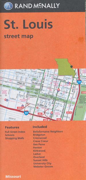 St Louis Map Rand Mcnally Maps Books Travel Guides