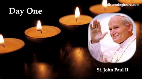 Novena To St John Paul II Day One YouTube