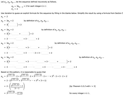 Solved Let A A A Be The Sequence Defined Recursively As Chegg