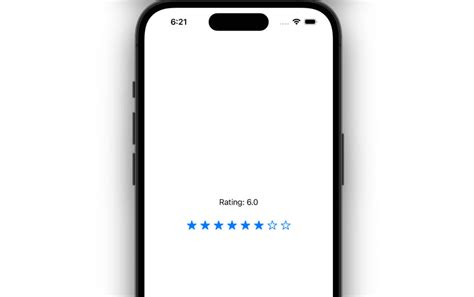 A Custom SwiftUI View For Displaying And Selecting Ratings Using Star Icons