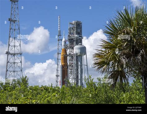 Kennedy Space Center United States 01st Sep 2022 Artemis 1 Sits On