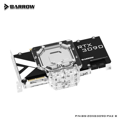 Barrow Lrc20 Full Coverage Gpu Water Block For Zotac 3090 X Gaming Aurora Bs Zoxg3090 Pa2巴罗散热