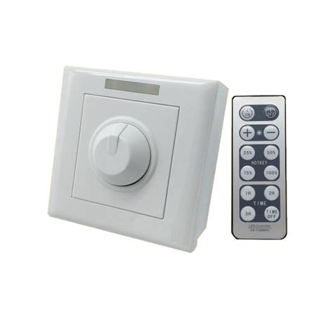 Ir Remote Led Light Lamp Brightness Adjustable Wall Dimmer Knob