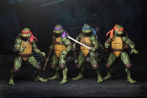 Michelangelo Figurine Les Tortues Ninja Tmnt Neca Cm Kingdom Figurine