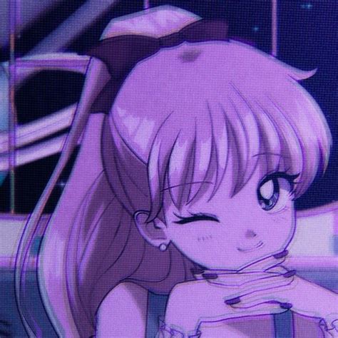 Aesthetic Anime Icons Aesthetic Anime Purple Aesthetic Anime Purple Hair