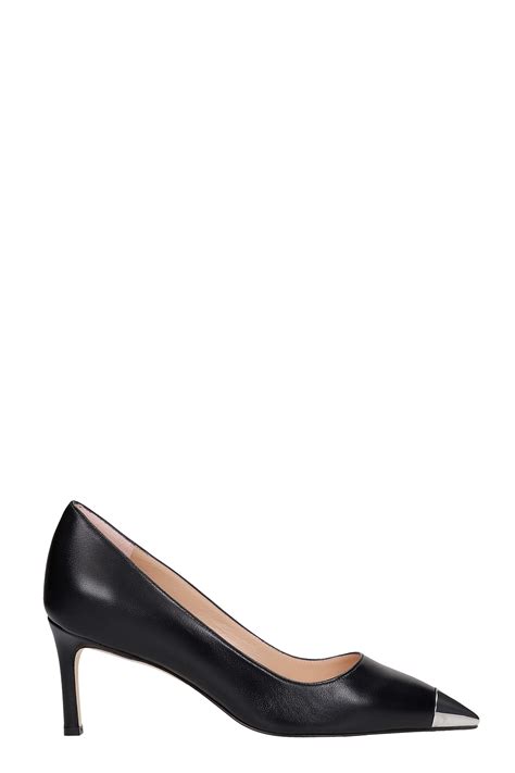 Stuart Weitzman Blake Pumps In Black Leather Coshio Online Shop