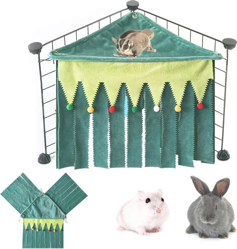 Toysructin Guinea Pig Corner Hideout Cozy Hamster Hammock