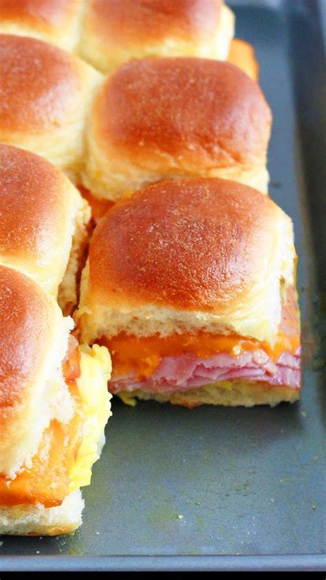 ham and cheese hawaiian rolls baked