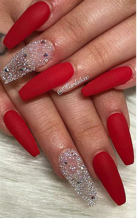 40 Gorgeous Red Nail Design Ideas Harunmudak