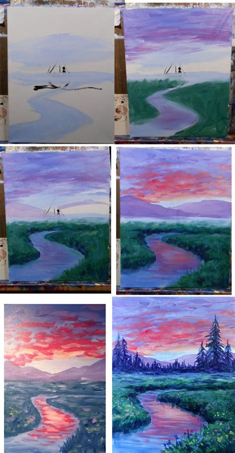 art tutorials drawing step by step acrylic paintings - lance-embry