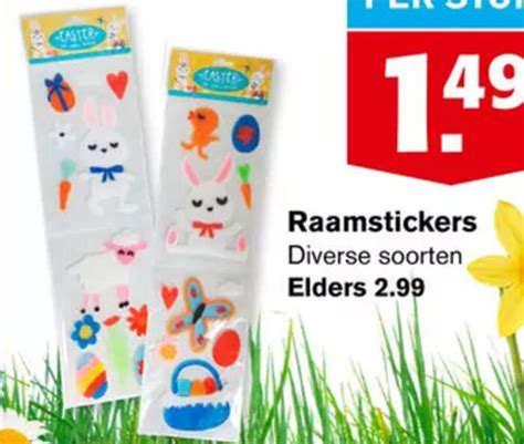 Raamstickers Aanbieding Bij Hoogvliet