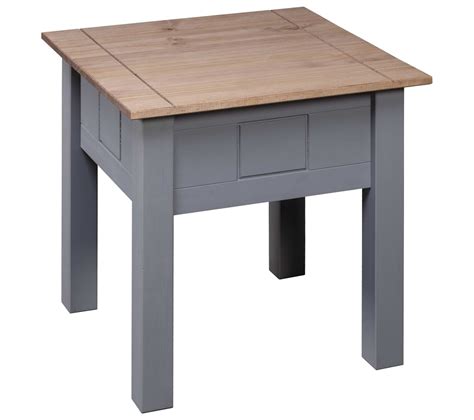 Table De Chevet Gris X X Cm Pin Gamme Panama Table De