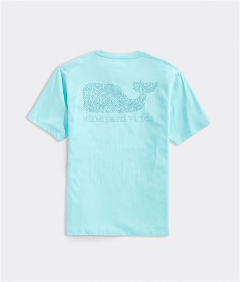 Shop Above The Vineyard Whale Fill Short Sleeve Pocket Tee At Vineyard