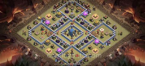 Best Anti 3 Stars War Base Th12 With Link Anti Air Electro Dragon Town Hall Level 12 Cwl