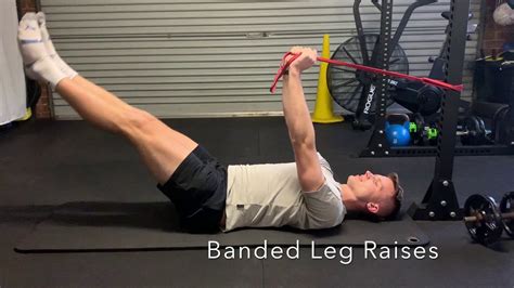 Banded Leg Raises YouTube