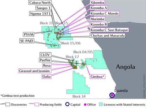 Angola Statoil Identified For Pre Salt Operatorships In Angola