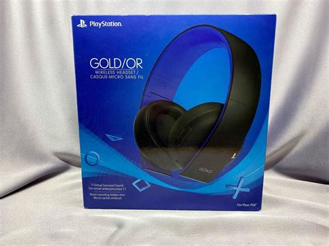 Playstation 4 Gold Wireless Headset In Box Avenue Shop Swap And Sell