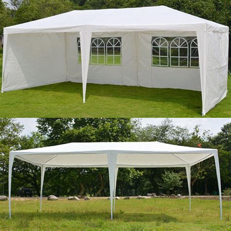 X M X M Heavy Duty Gazebo Marquee Canopy Waterproof Garden Patio