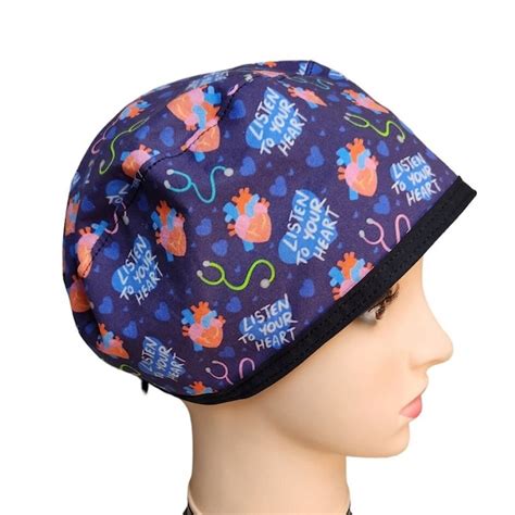 Cardiology Scrub Hat Etsy