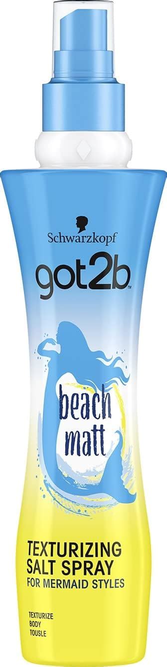 Schwarzkopf Got2b Beach Matt Texture Sea Salt Hair Spray Medium Hold