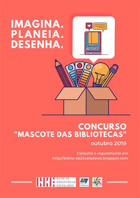 Bibliotecas Do Agrupamento De Escolas De Valadares Concurso Mascote