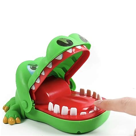 Dropship Crocodile Teeth Toys Game For Kids; Alligator Biting Finger ...