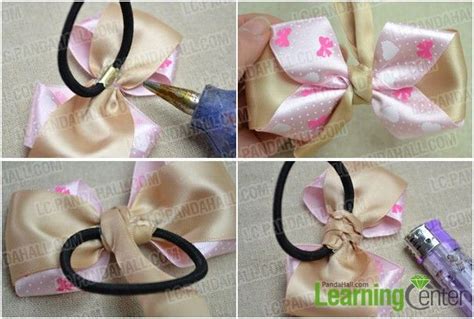 Step 3 Finish The Center Of Hair Bow Diy Bows Diy Hair Accessories