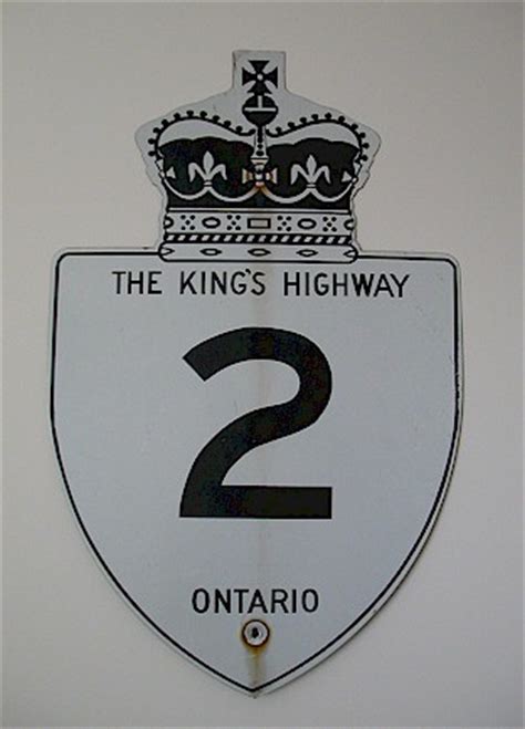 Ontario Highway Sign History - History of Ontario's Kings Highways