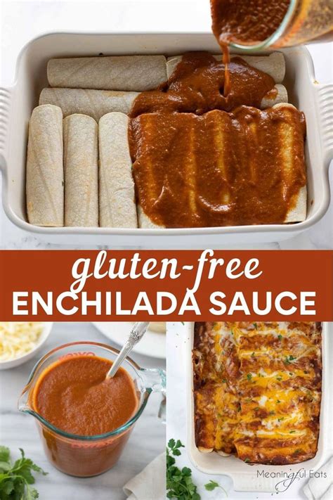 Gluten Free Enchilada Sauce Easy And Flavorful Meaningful Eats Recipe Gluten Free Recipes