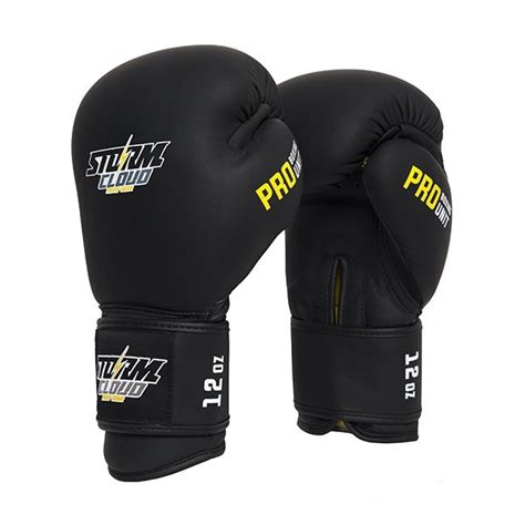 Rękawice bokserskie Boxing Pro Czarne Stormcloud Fightgear