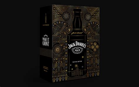 Jack Daniels Festive Pack Packaging Of The World