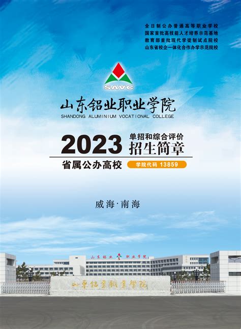 山东铝业职业学院2023年单独考试招生和综合评价招生简章 掌上高考