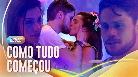 PAULA E BRENO DÃO PRIMEIRO BEIJO E DORMEM JUNTOS BBB 18 YouTube