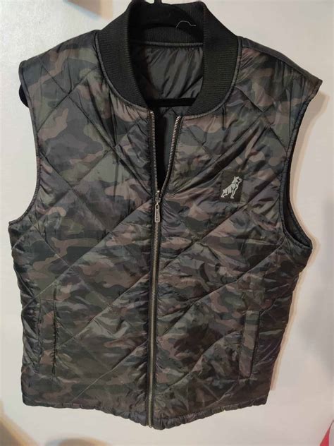 Mack Reversible Black And Camo Vest Truckerschristmasgroup