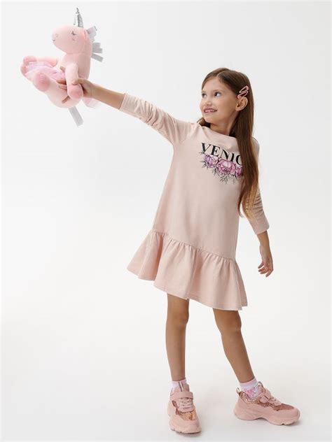 Babydoll-Kleid Farbe Pastellrosa - SINSAY - 3355J-03X