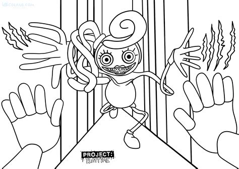 Mommy Long Legs Coloring Pages