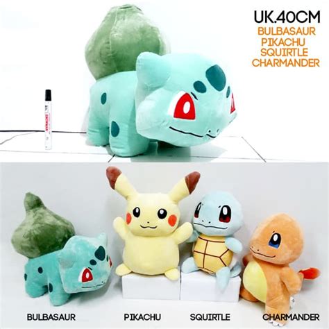 Jual Jual Boneka Pokemon Cm Impor Bulbasaur Pikachu Squirtle