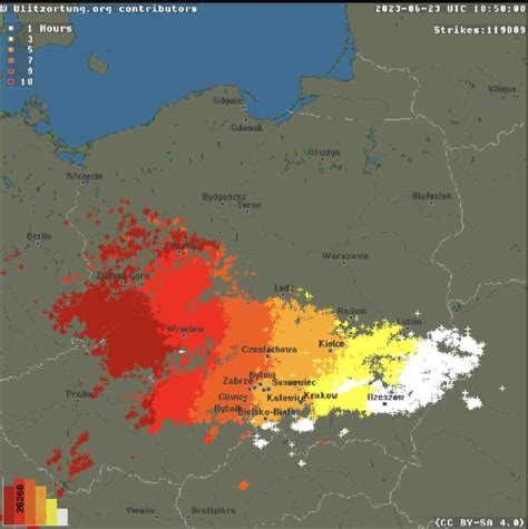 Och Odzenie B Dzie Silne Burze I Front Ch Odny Wymiot Upa Z Polski