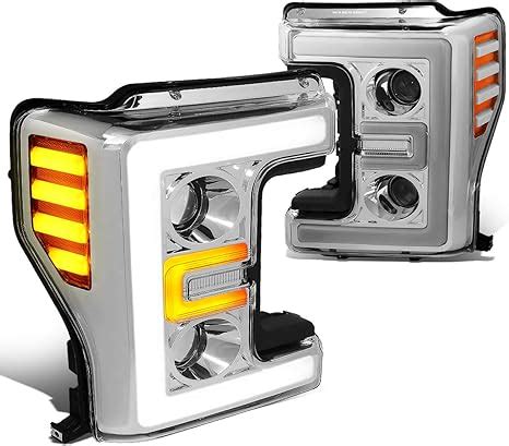 Amazon Auto Dynasty Conjunto De Faros Delanteros De Proyector Drl