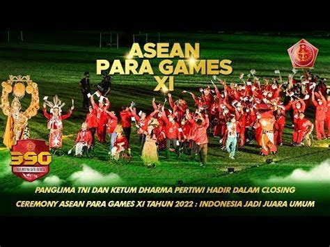 Panglima Tni Dan Ketum Dharma Pertiwi Hadir Dalam Closing Ceremony