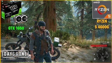 TESTE DAYS GONE GTX 1650 RYZEN 5 4600G YouTube